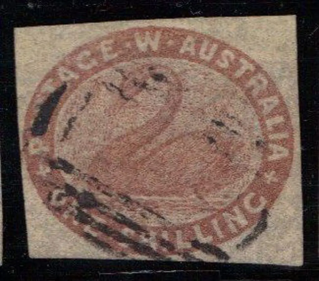 1854 1/- deep red brown fine used by light ... Image 1++