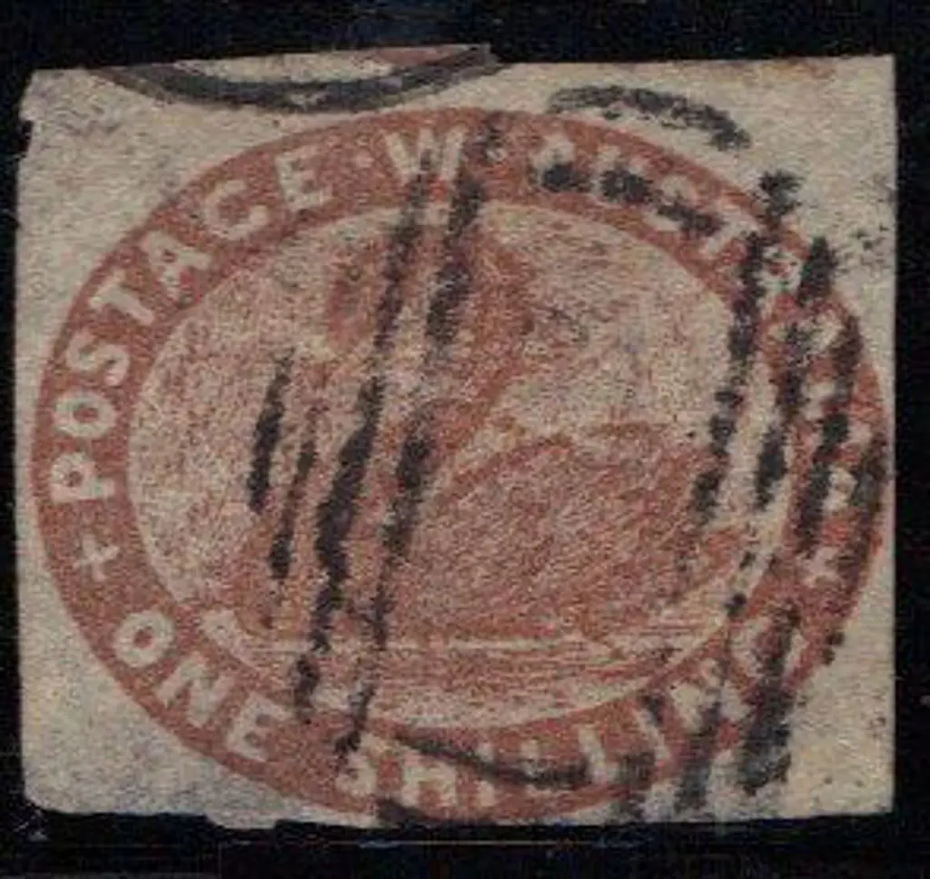 1857 6d black-bronze. Good to F/U by 15 bar 1 of ... Image 1++