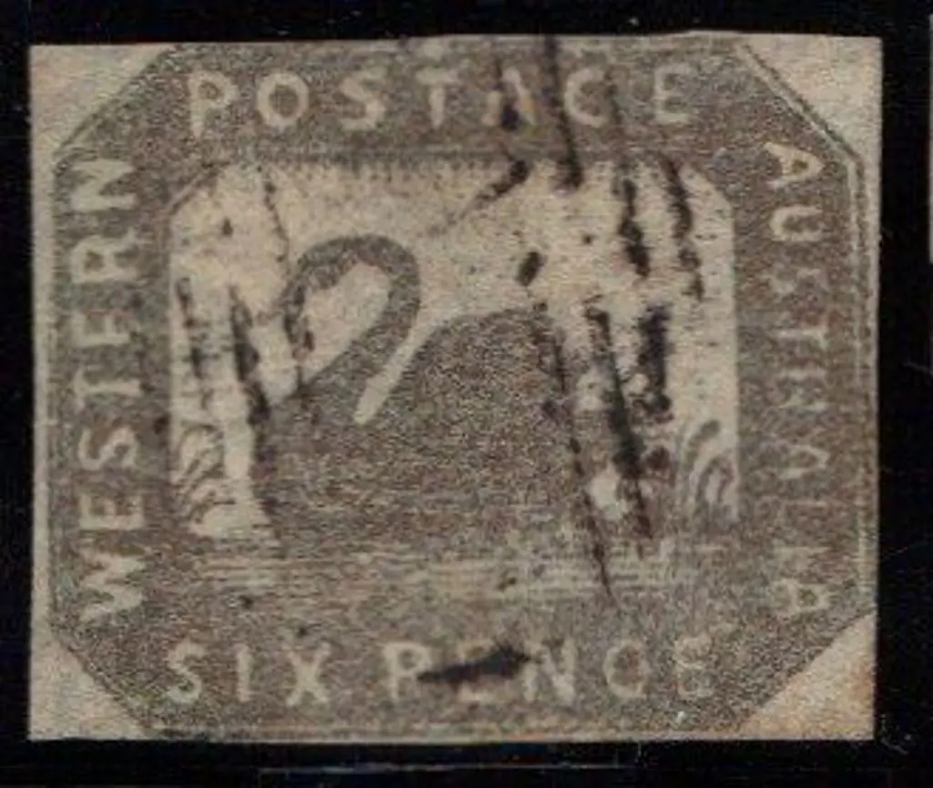 1857 6d golden bronze. Fine used with close to ... Image 1++