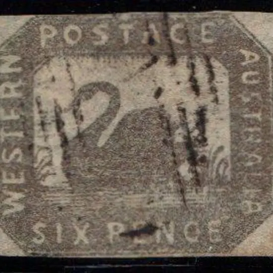 1857 6d golden bronze. Fine used with close to ...