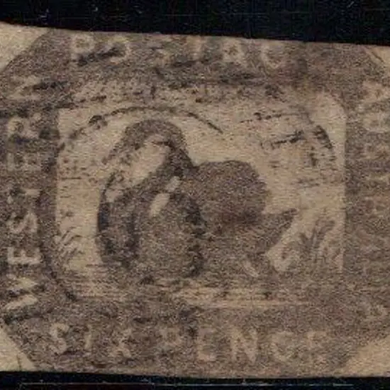 1857/59 6d grey black Hillman litho. 2 used ...