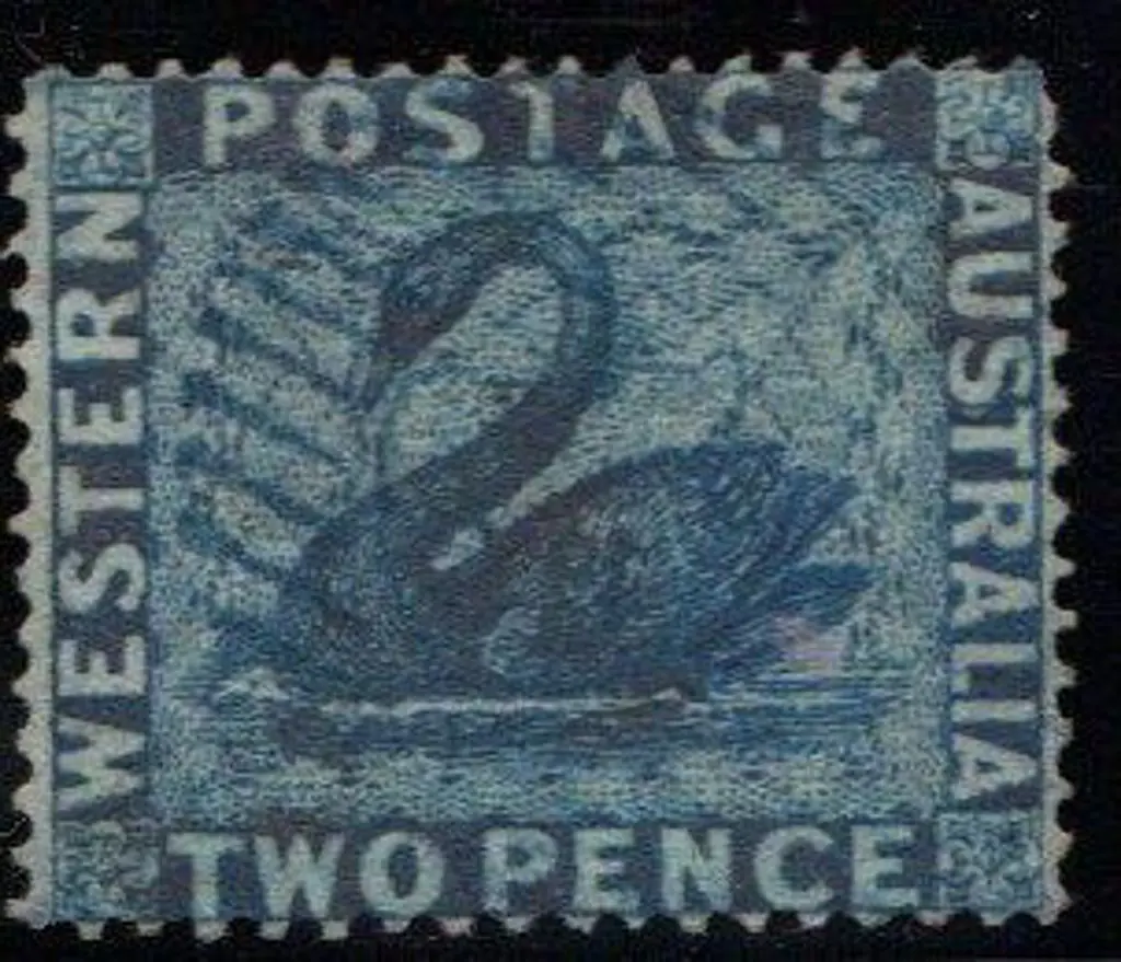 1861 2d blue perf. 14-16  F/U with wmk sideways, ... Image 1++