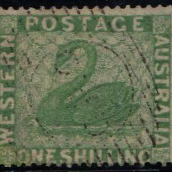 1861 2d blue, 6d purple & 1/- yellow green. Clean ...
