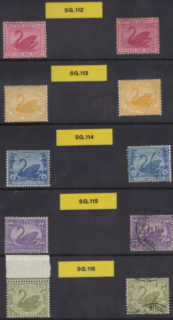 1898/1907 DLR set, wmk W Crown A, perf. 14. MLH & ... Image 1++
