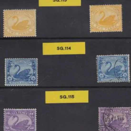 1898/1907 DLR set, wmk W Crown A, perf. 14. MLH & ...