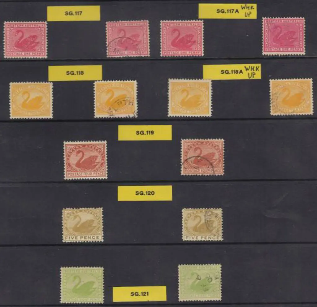 1902 1d to 8d set, V/Crown wmk, perf. 12 x 12½ ... Image 1++
