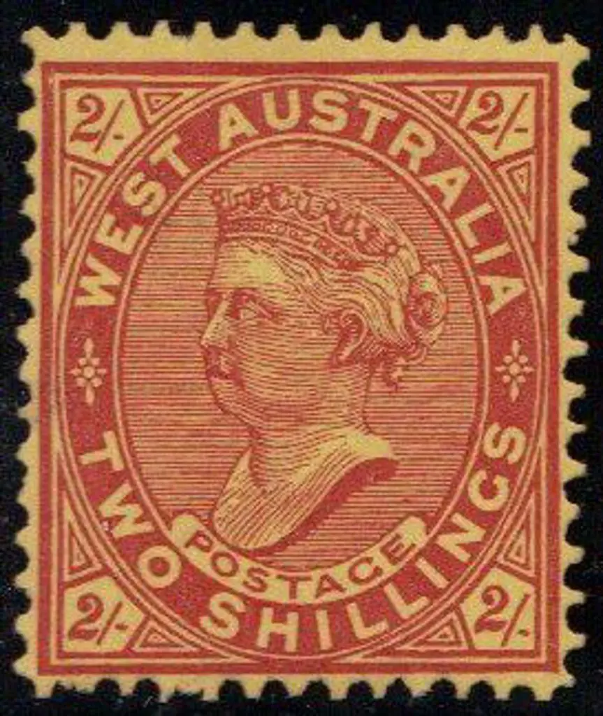 1902 2/- brownish red/yellow with sideways & ... Image 1++