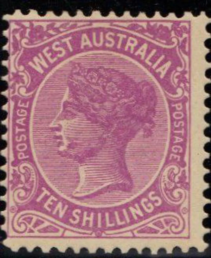 1905 10/- bright purple. MLH & centred left with ... Image 1++