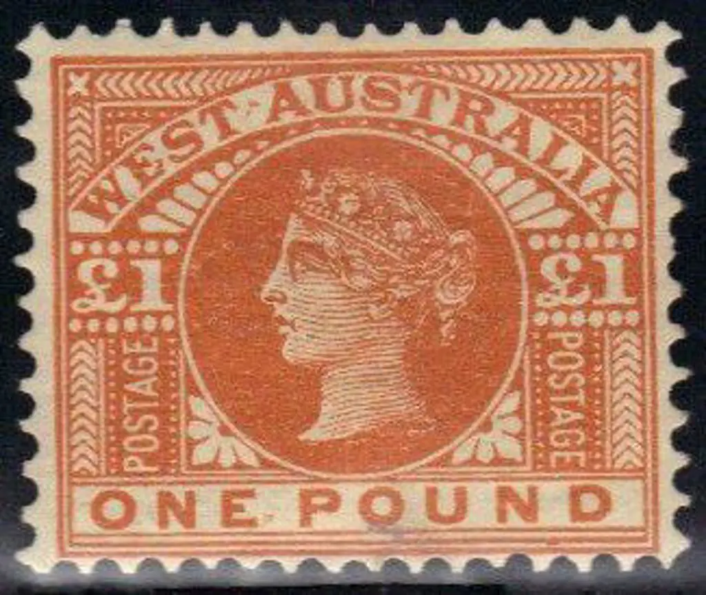 1902 £1 orange-brown. MH with most original gum. ... Image 1++