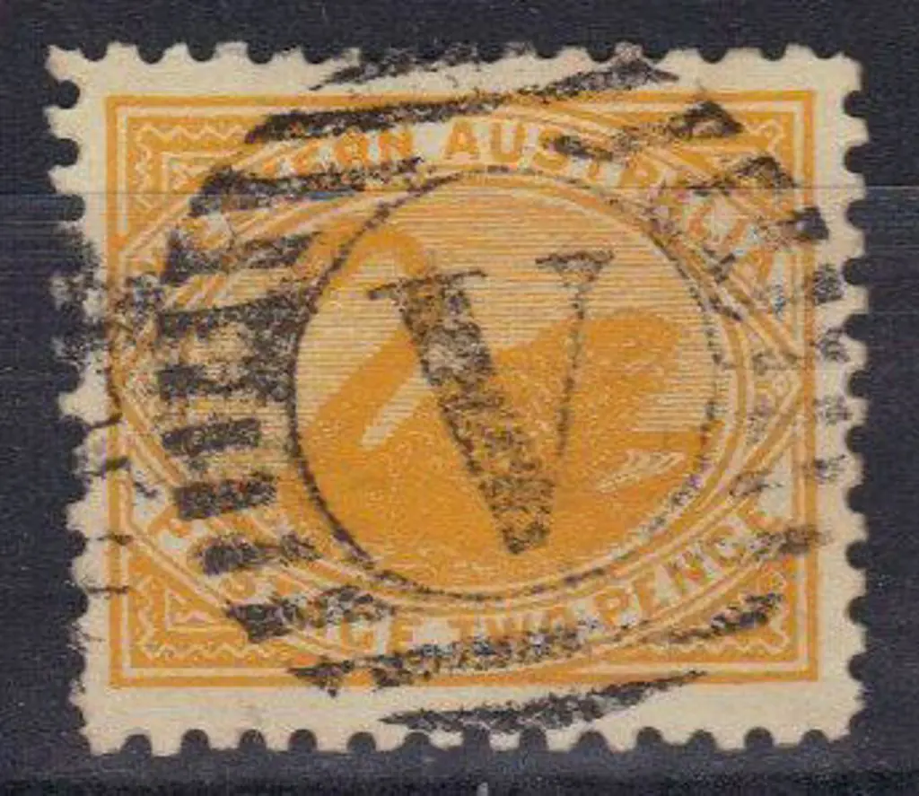 1902/12 2d yellow perf. II, wmk V over Crown ... Image 1++