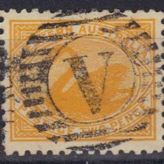 1902/12 2d yellow perf. II, wmk V over Crown ...