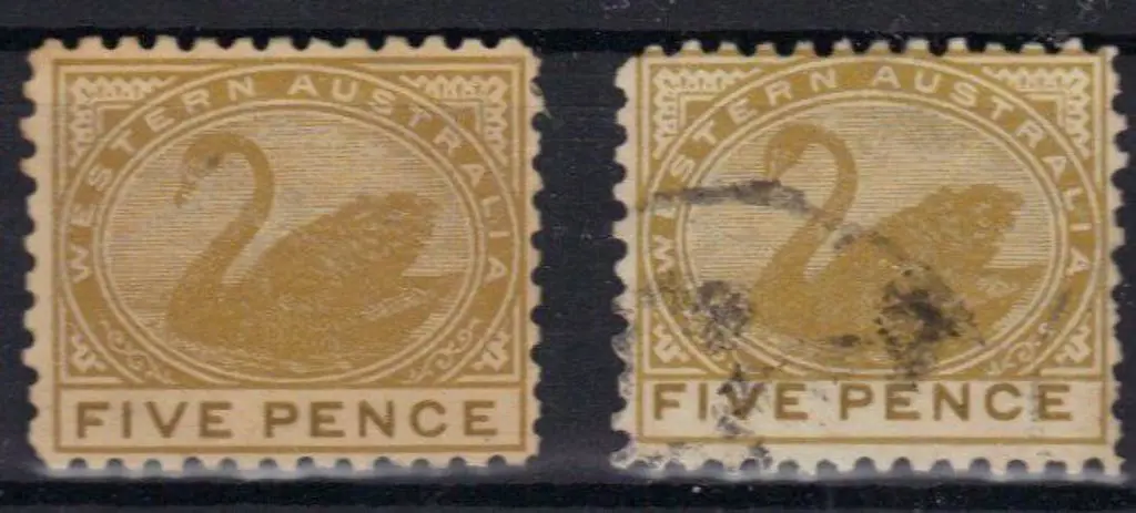 1905 5d bistre V/Crown sideways wmk, perf 11. Mint ... Image 1++