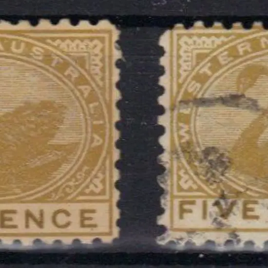 1905 5d bistre V/Crown sideways wmk, perf 11. Mint ...