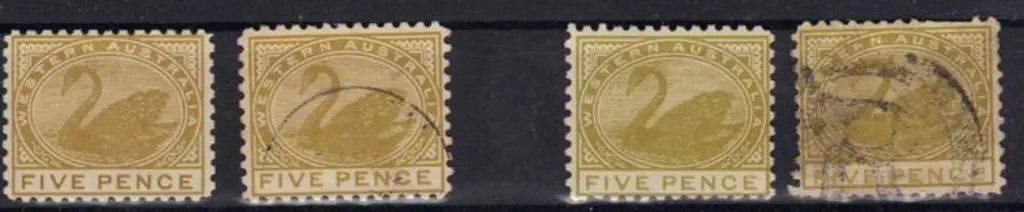 1905/06 5d bistre wmk Crown/A perf 11 & 5d ... Image 1++