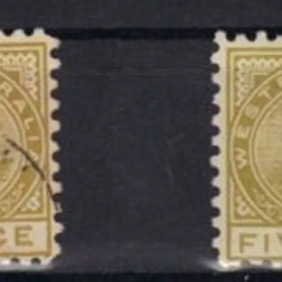 1905/06 5d bistre wmk Crown/A perf 11 & 5d ...