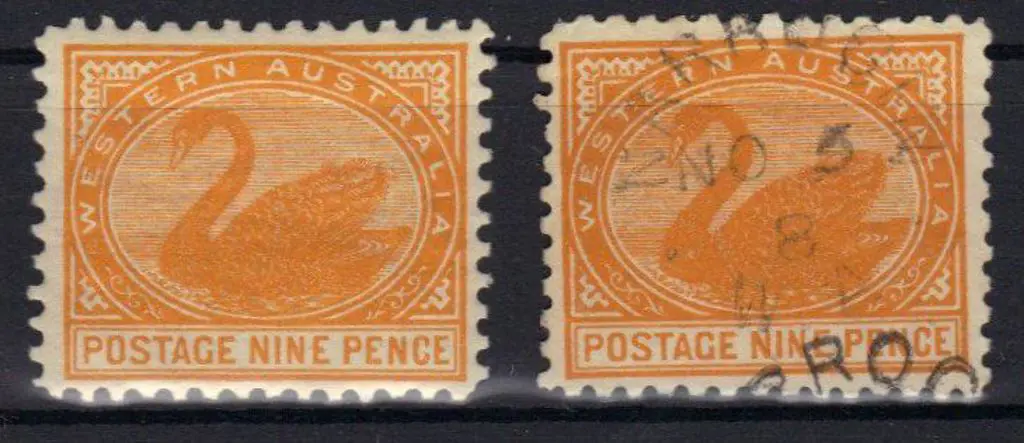 1907 9d yellow-orange. Crown/A wmk, perf 11. MLH & ... Image 1++