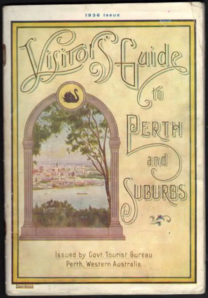 1936 Visitors Guide to Perth & Suburbs issued by ... Image 1++