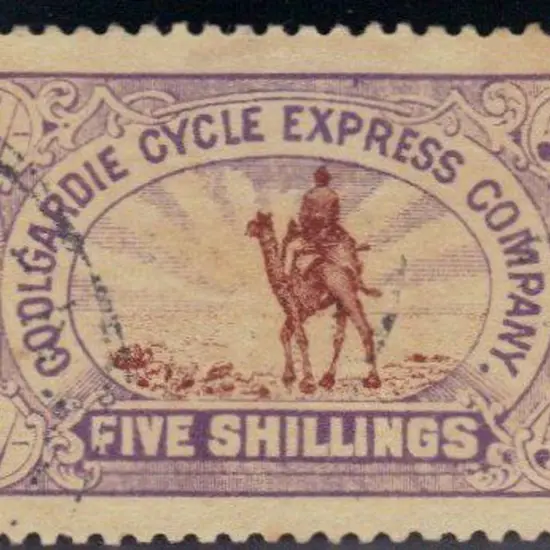 Coolgardie Cycle Express Company. 1/- & 2/6d ...