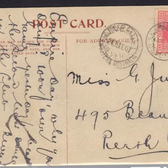 Beverley Savings Bank on 1907 (24th May) coloured ...