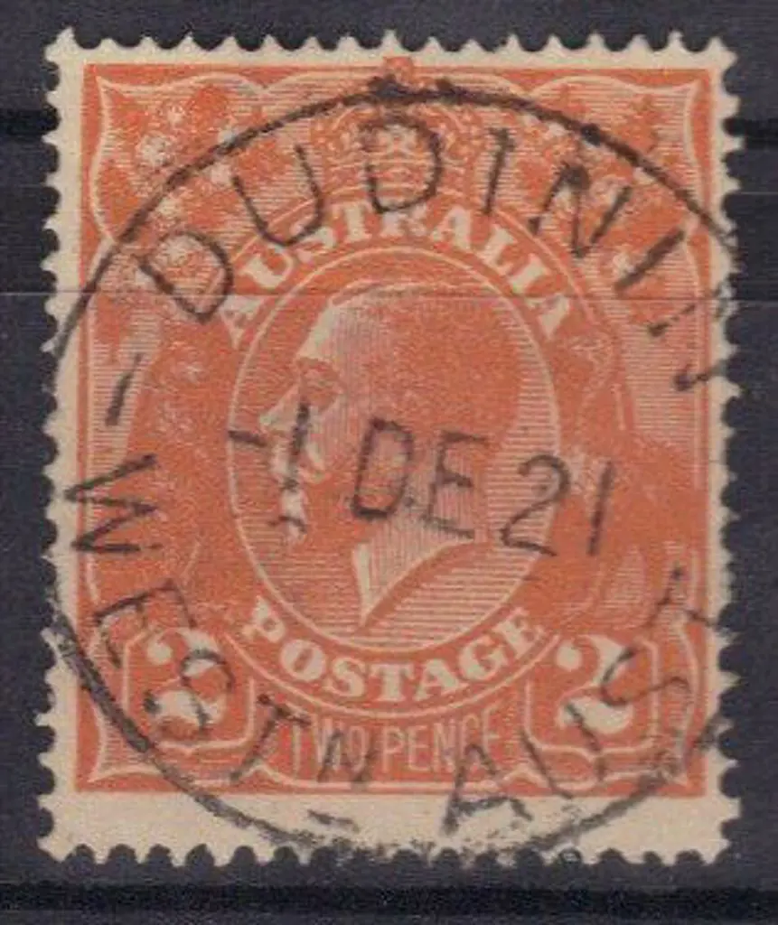 Dudinin B27 on 2d orange KGV for 1 Dec 1921. Very ... Image 1++