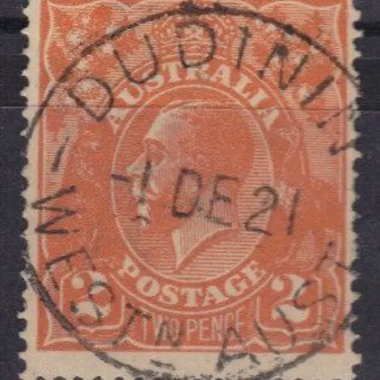 Dudinin B27 on 2d orange KGV for 1 Dec 1921. Very ...