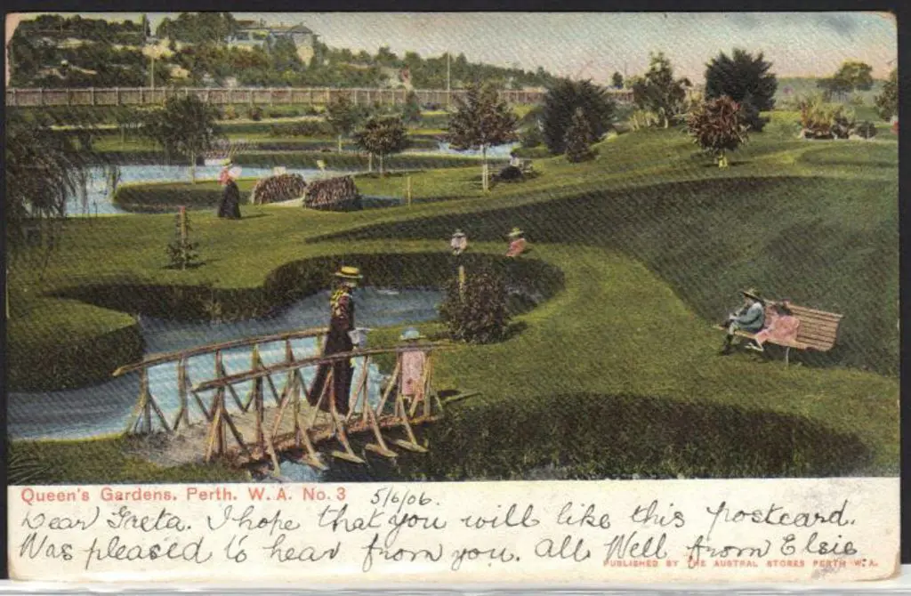 1906 Austral Stores coloured postcard showing ... Image 1++