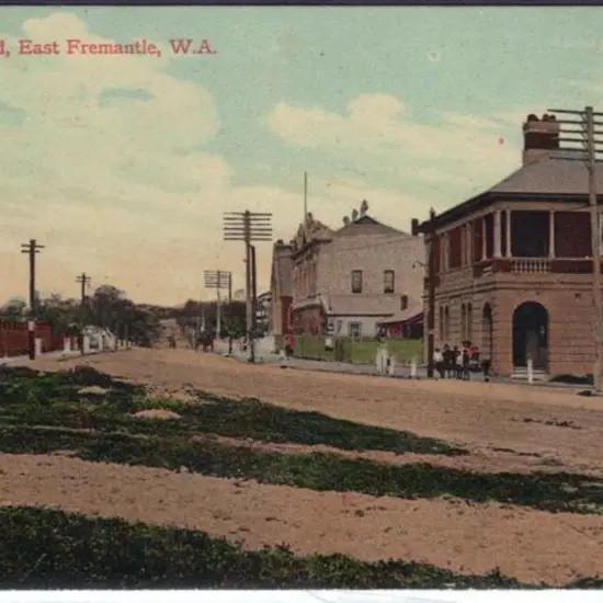 1908 P. Falk & Co coloured to Tasmania showing ...