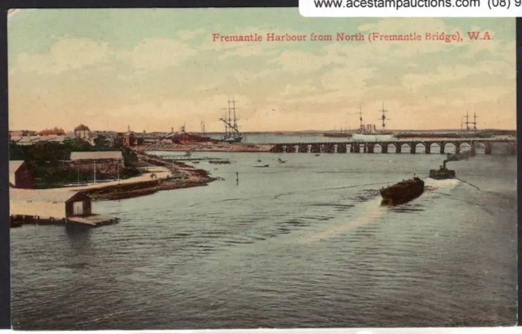 1908 P. Falk & Co hand coloured postcard to ... Image 1++