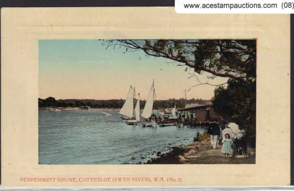 1908 P.Falk & Co hand coloured unposted but ... Image 1++