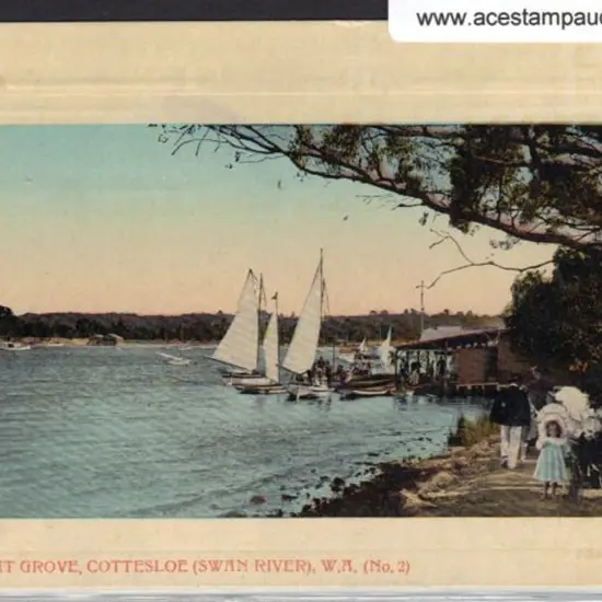 1908 P.Falk & Co hand coloured unposted but ...