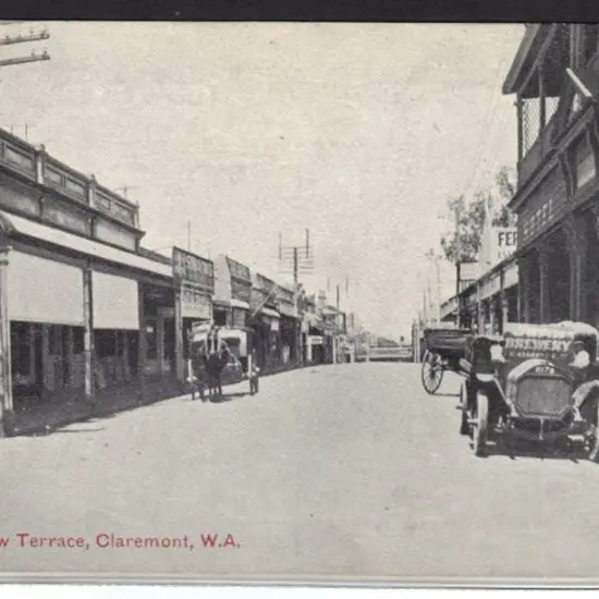 Bay View Terrace b&w, taken from Claremont Hotel ...