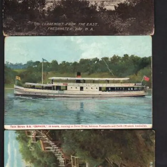 Postcards in mixed cond incl Austral Stores ...
