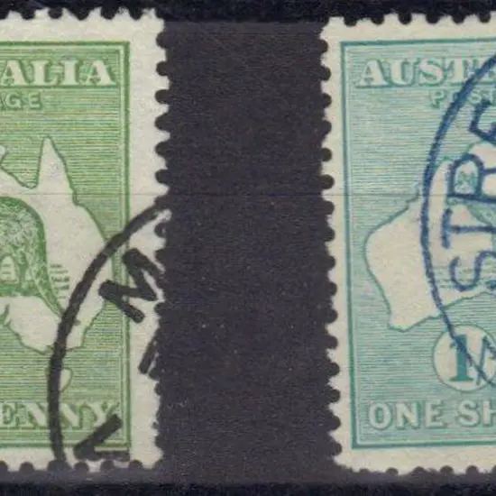 1913 1st wmk ½d with unplated "U" to map shading ...