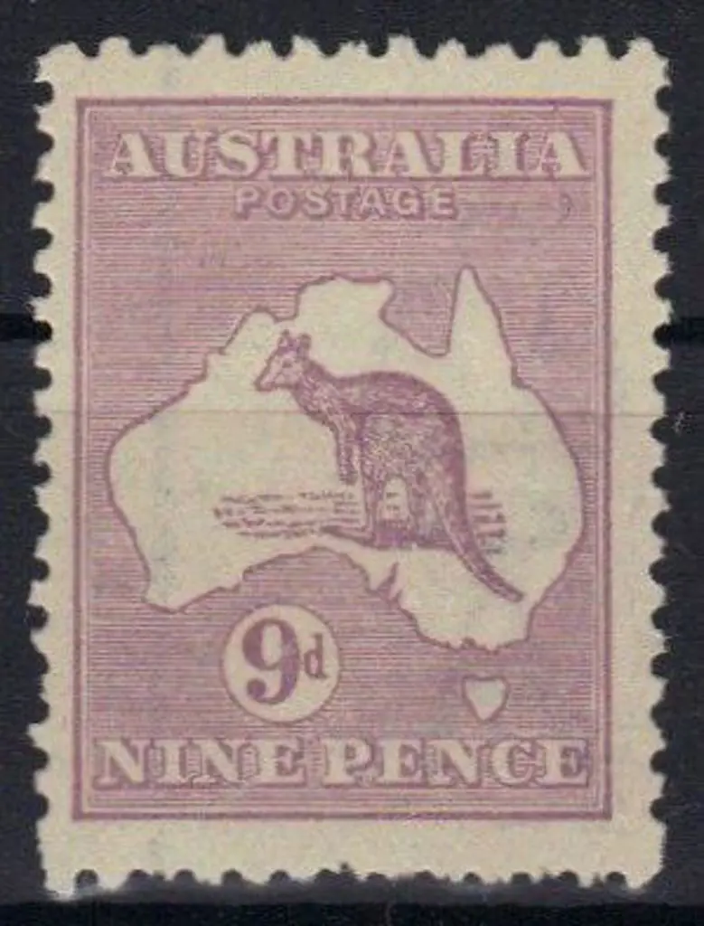 9d violet Die IIB MUH with crack in top frame ... Image 1++