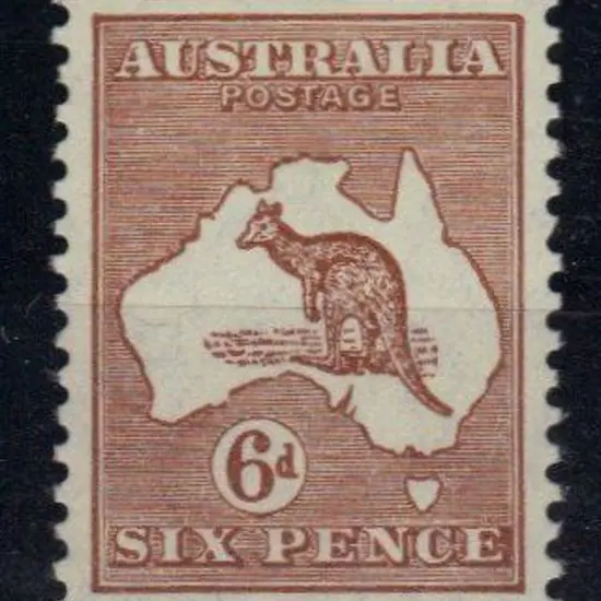 1929-30 Smult 6d chestnut. Fresh MUH & well ...