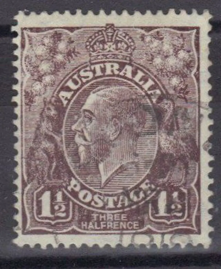 1½d black-brown dry ink variety. (Not listed in ... Image 1++