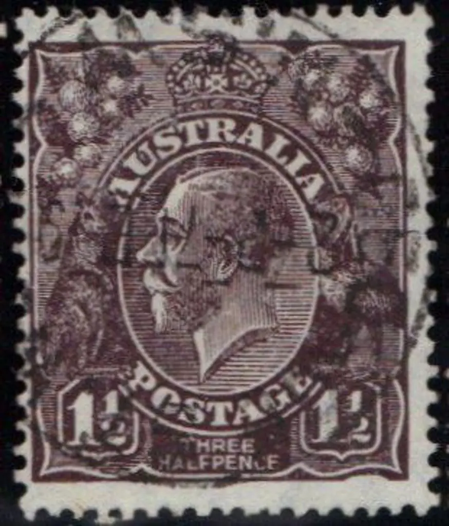 1½d black-brown on thin paper with "scalloped ... Image 1++