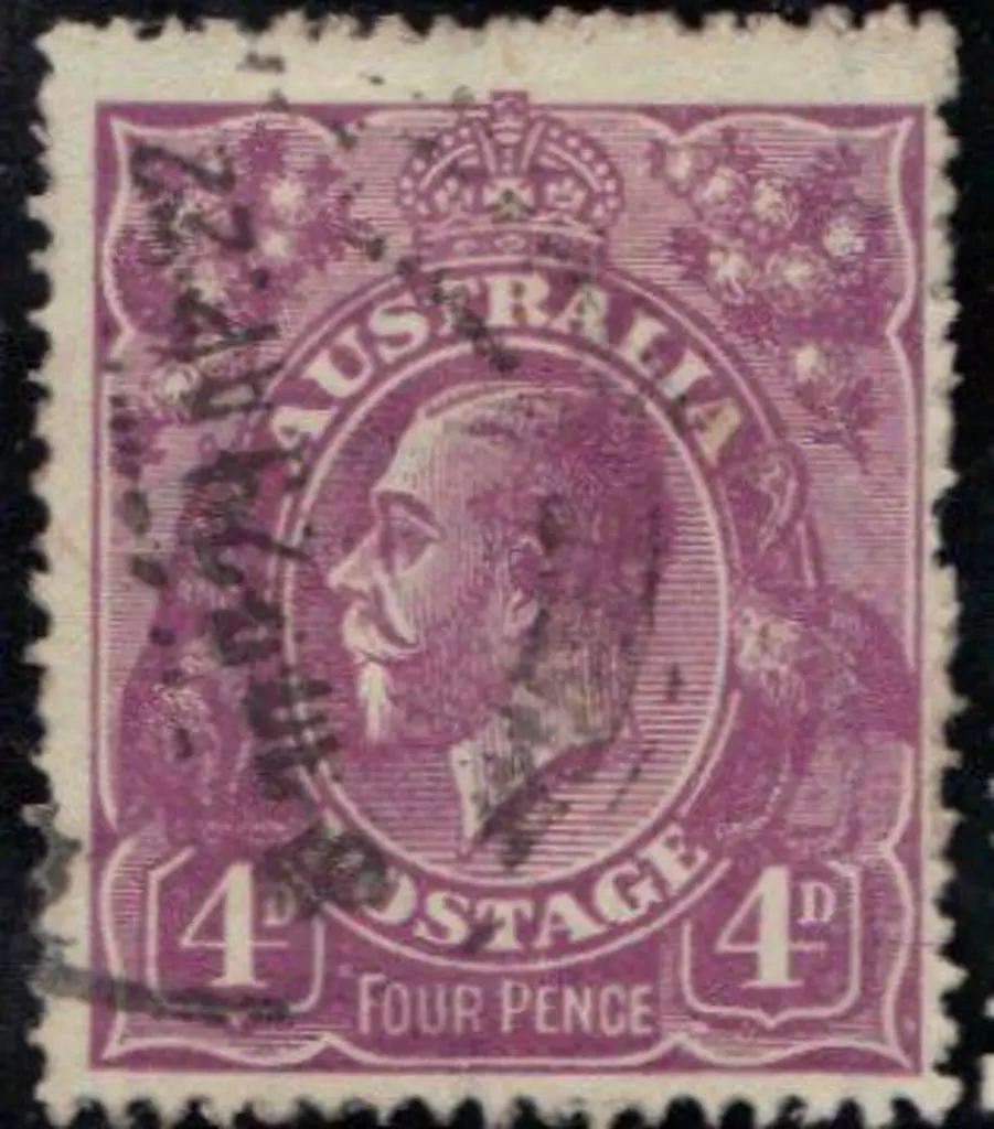4d violet with "Retouch - Thin Four Pence" ... Image 1++