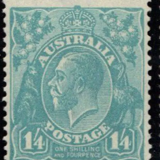 1931-36 CofA 1/4d turquoise. MUH & well centered. ...