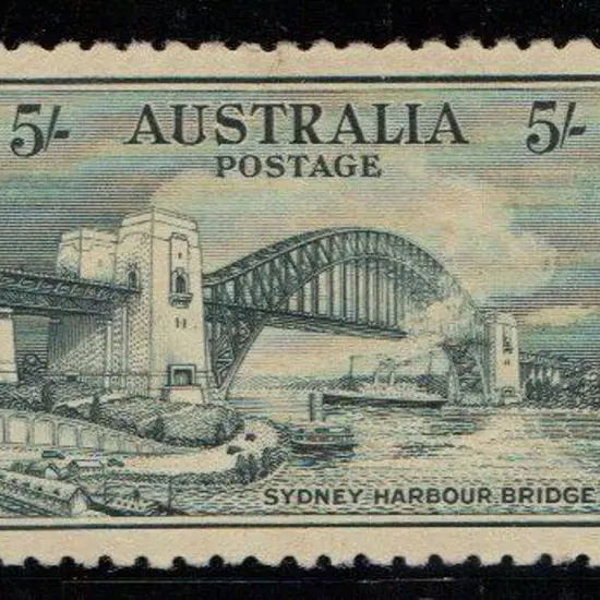 1932 5/- Sydney Harbour Bridge in set of 4. 5/- ...
