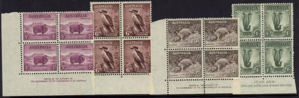 1937/48 Zoologicals perf. 15x14. 5d MUH/MLH & 9d ... Image 1++