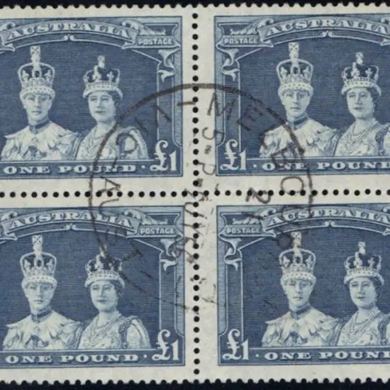 1948/49 5/- to £1 Robes on thin paper set of 3 in ...