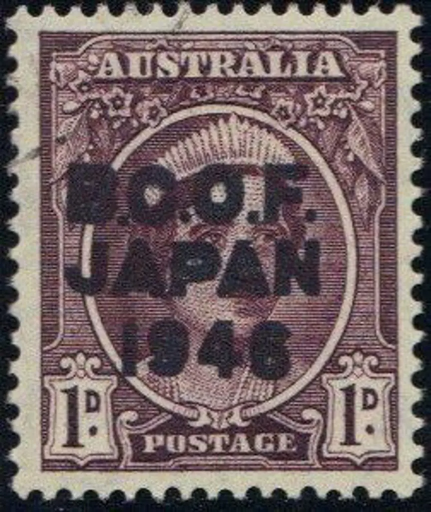 1946/48 BCOF set to 5/- in both papers. F/U or CTO ... Image 1++