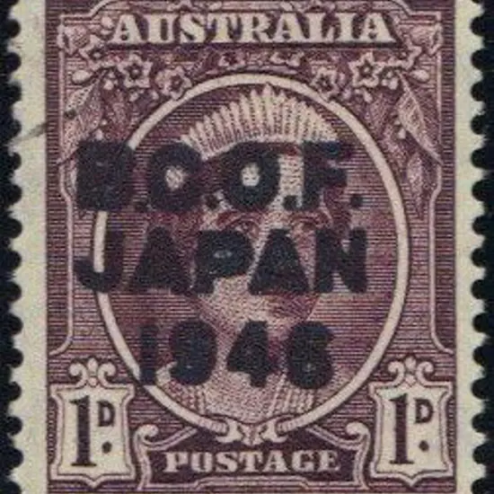 1946/48 BCOF set to 5/- in both papers. F/U or CTO ...