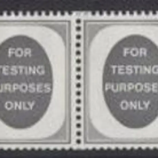1959 Coil testing strips of 10 x 5 reading "FOR ...