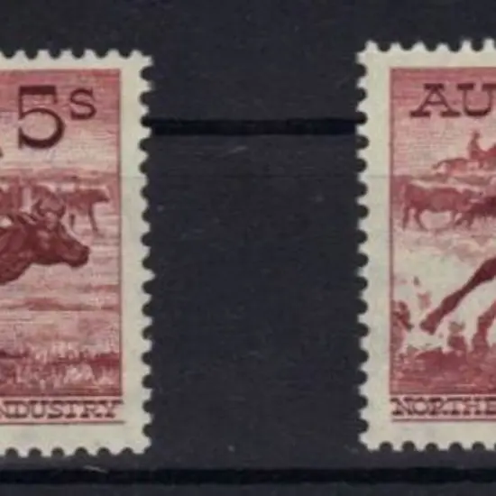1959/64 5/- Cattle cream & white papers. MUH SG ...