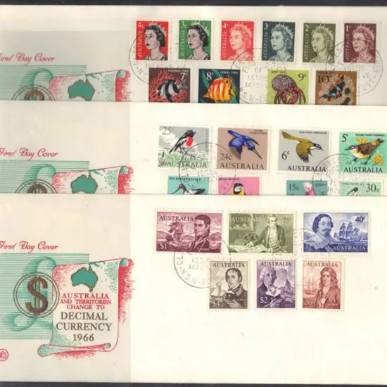 1966 (14th Feb) QEII, Birds, Fish & Navigators set ...