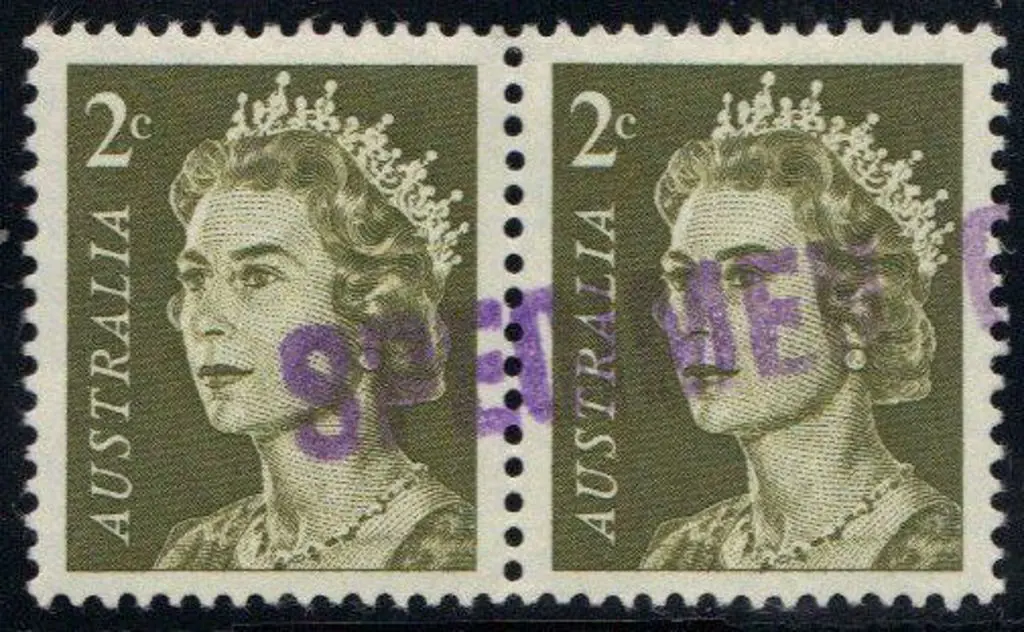 1966 2c QEII block of 4 & 8 plus 3c QEII pair. ... Image 1++