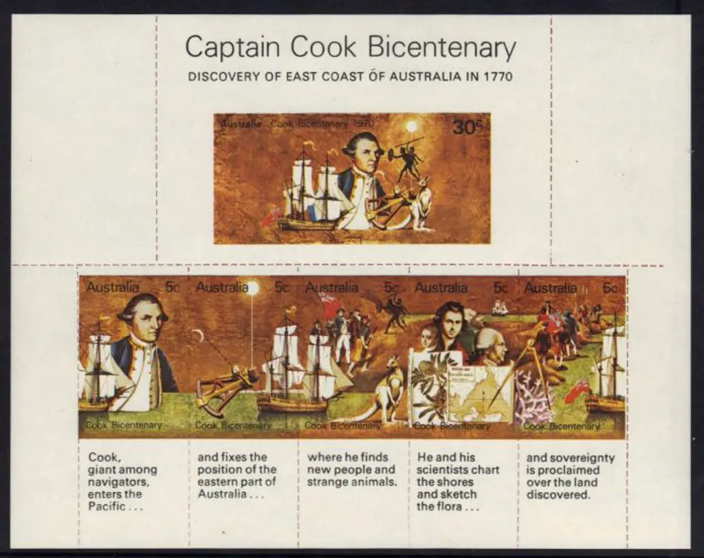 1970 Capt. Cook M/S privately overprinted - ... Image 1++