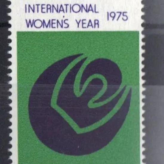 1975 10c IWY with dramatically misplaced perfs ...